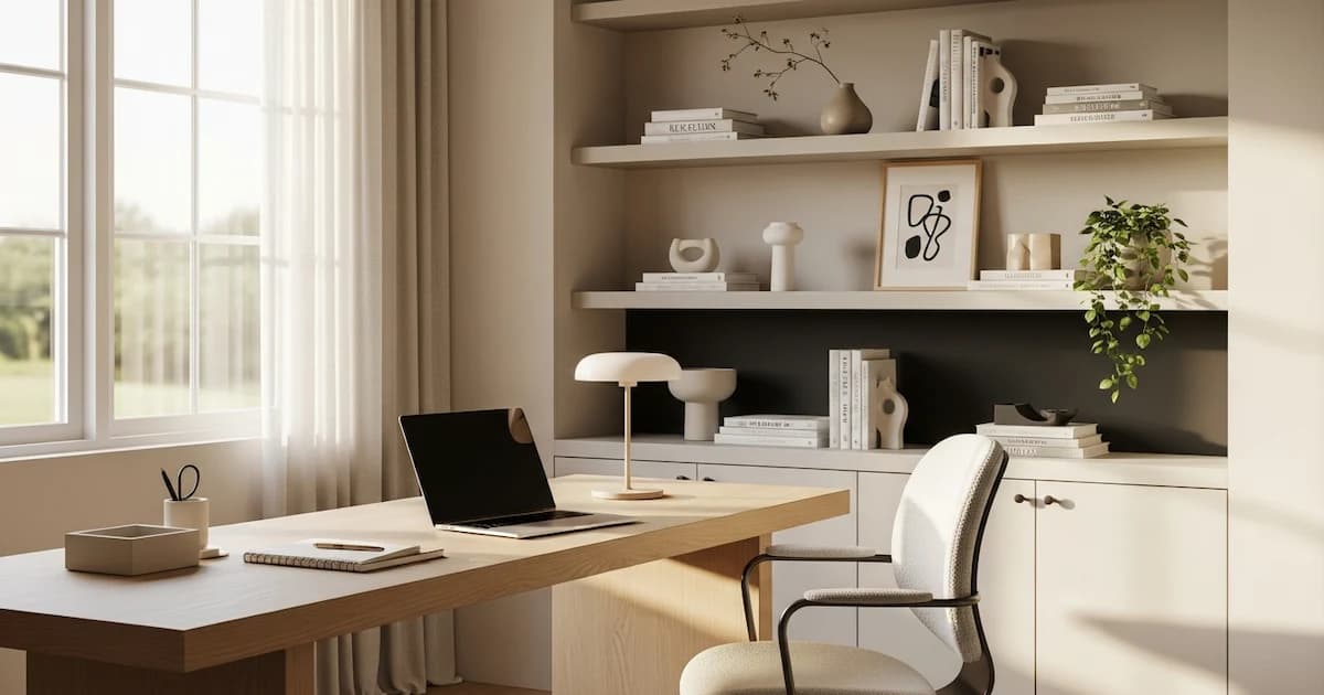Ideen für ein Home Office Setup mit mehr Fokus und besserer Raumwirkung