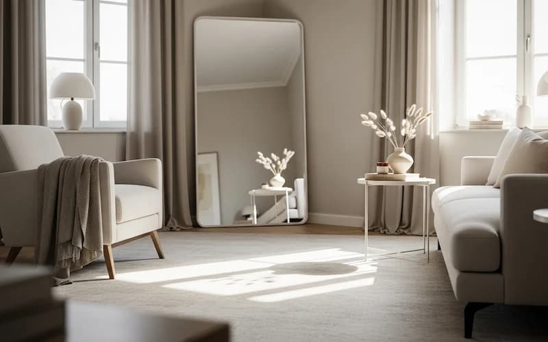 Visuelle Tricks für mehr Weite nutzen - 15 Ideen für kleine Wohnzimmer, die den Raum sofort größer wirken lassen