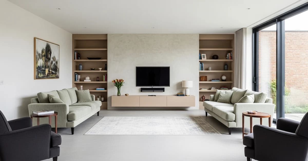 Wohnzimmer Layout Fehler, die gute Räume unnötig unpraktisch wirken lassen